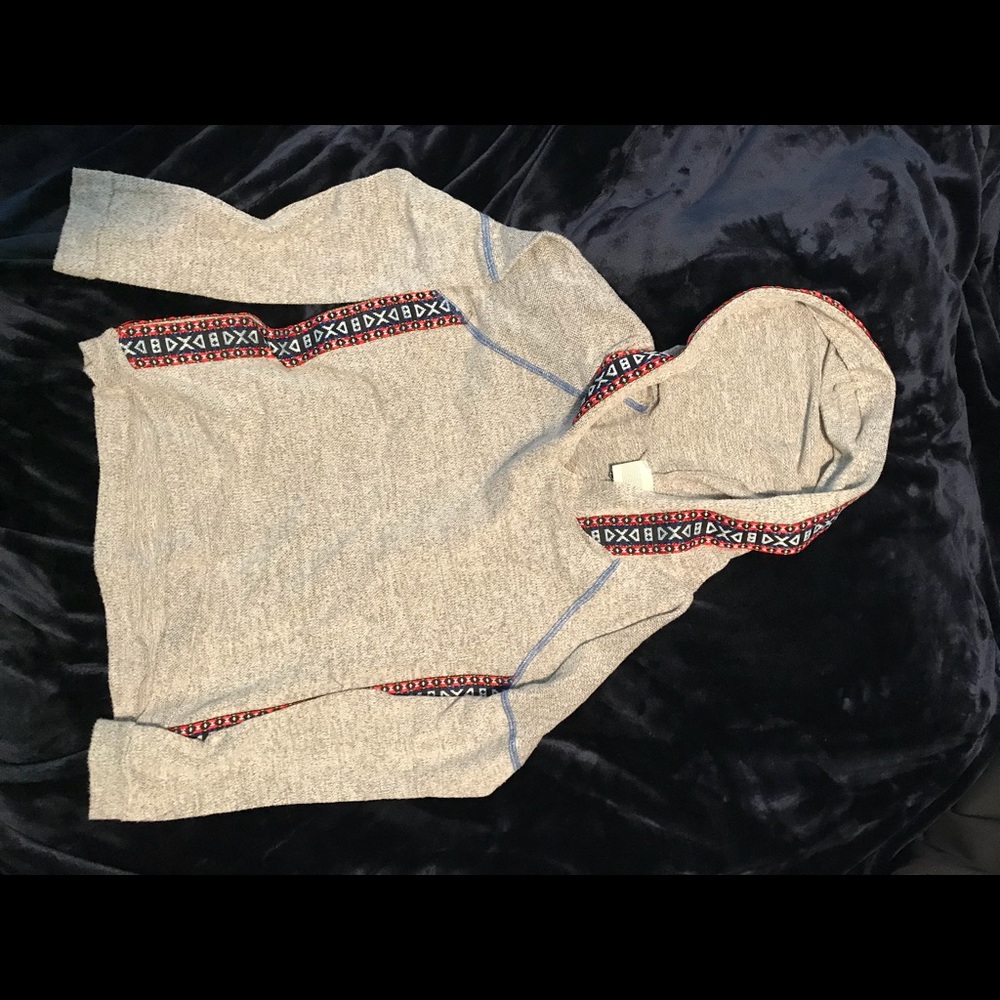 Buckle Soft Sweatshirt Top